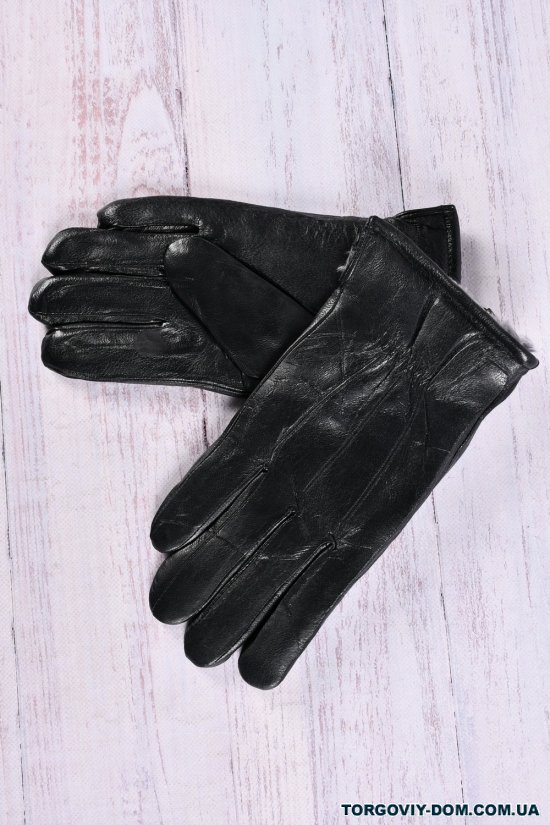 Перчатки мужские кожаные (размер с 11 по 13) на меху "PAIDI" арт.54-4