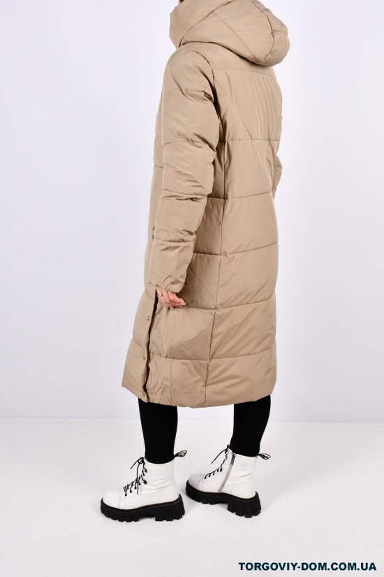 Пальто жіноче зимове (col.F18) з плащової тканини "Calo Ovel" Розміри в наявності : 42, 46, 48, 50 арт.9068