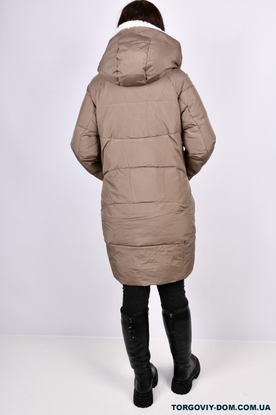 Пальто женское зимнее (col.8) из плащевки "Calo Ovel" Размеры в наличии : 44, 46, 48, 50 арт.0579