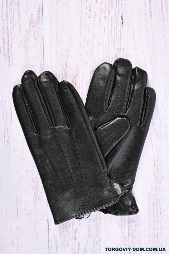 Перчатки мужские (размер 11-13 см) из натуральной кожи оленя на меху арт.M-8