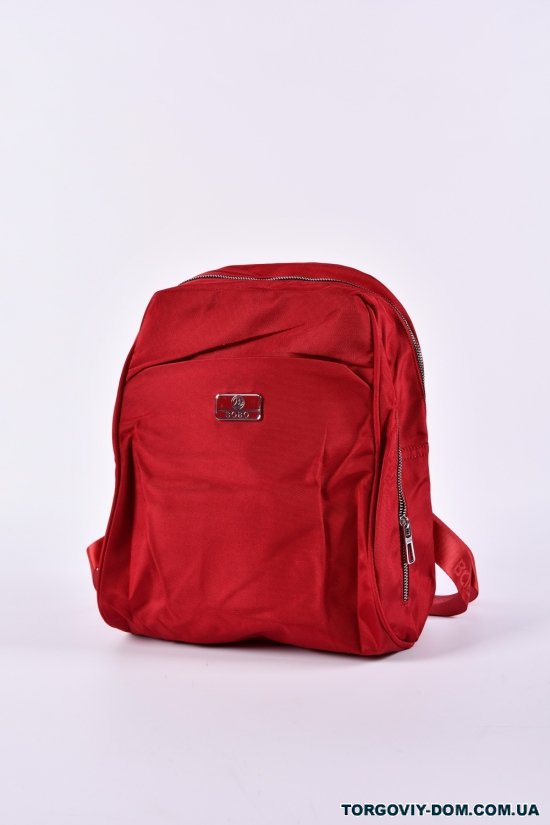 Рюкзак из плащевки (цв.красный) размер 34/27/8 см арт.9804