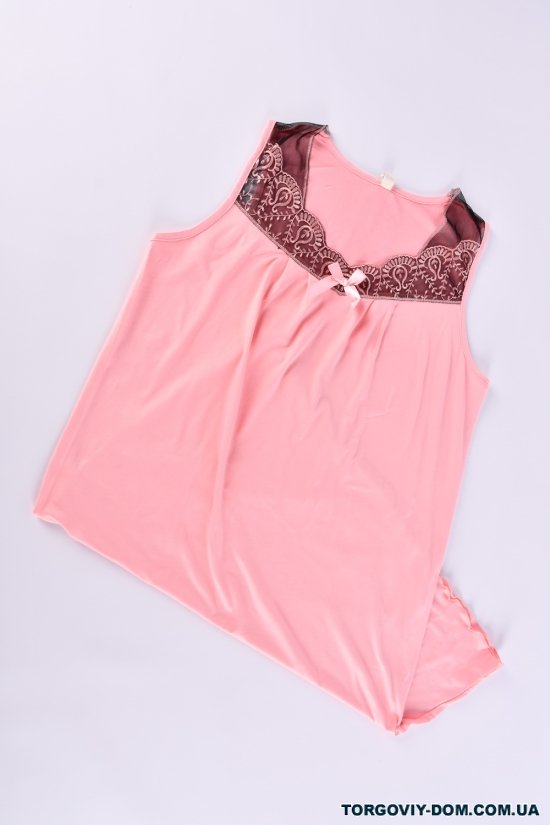 Нічна сорочка жіноча (кол. рожевий) Розміри в наявності : 48, 50, 52, 54, 56 арт.N3176