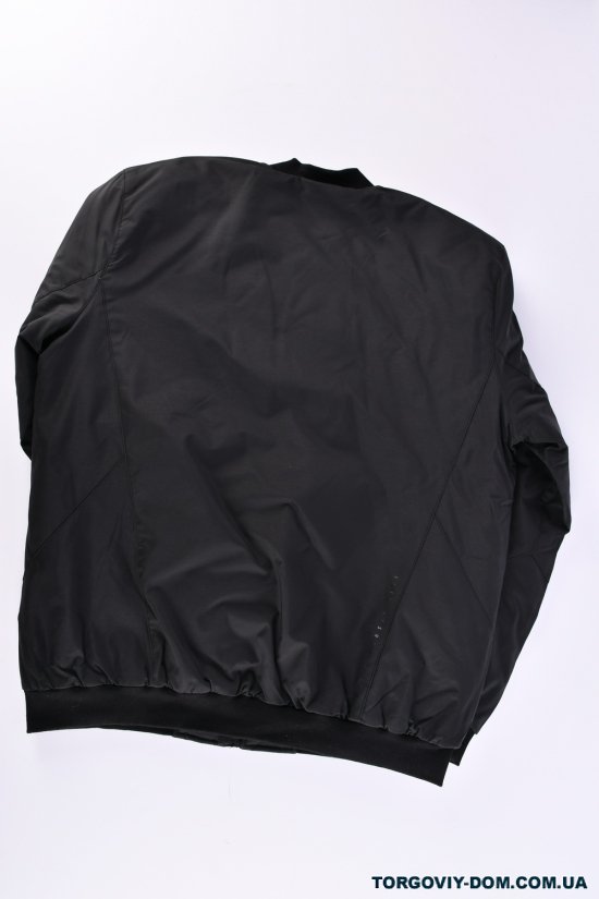 Куртка мужская демисезонная (цв.черный) "REMAIN" (model BOMBER) Размеры в наличии : 52, 54, 56, 58, 60 арт.7860-1