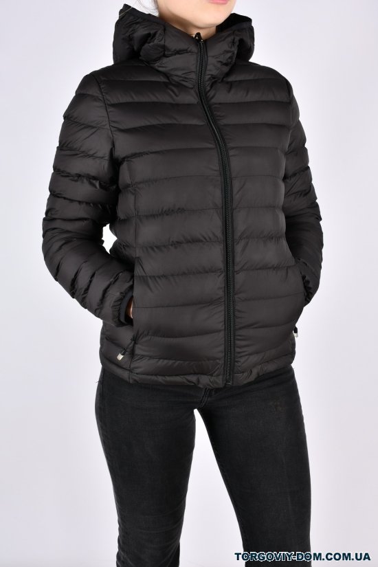 Куртка женская демисезонная (цв.черный) из плащевки Размеры в наличии : 40, 42, 44 арт.3101