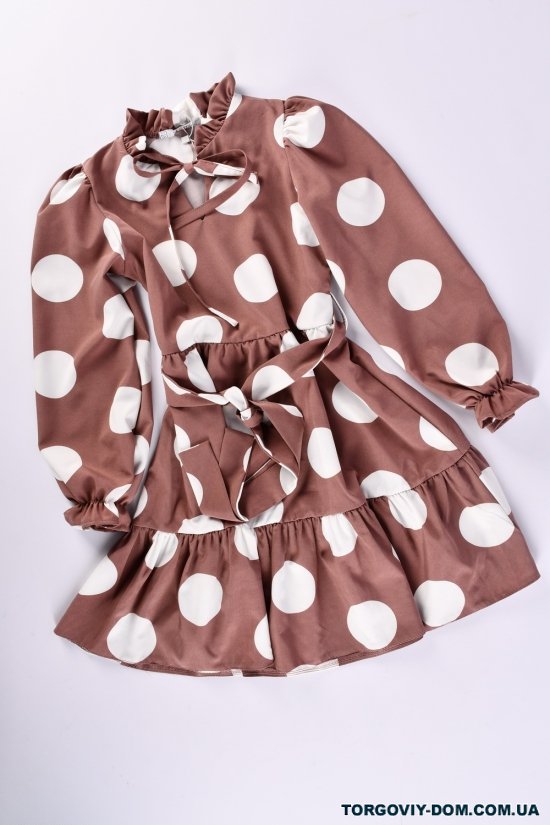 Сукня для дівчинки (кол. коричневий) Зріст в наявності : 152 арт.535