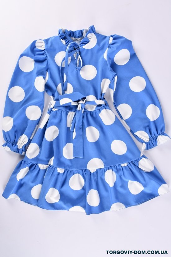 Платье для девочки (цв.синий) Рост в наличии : 140, 152 арт.535