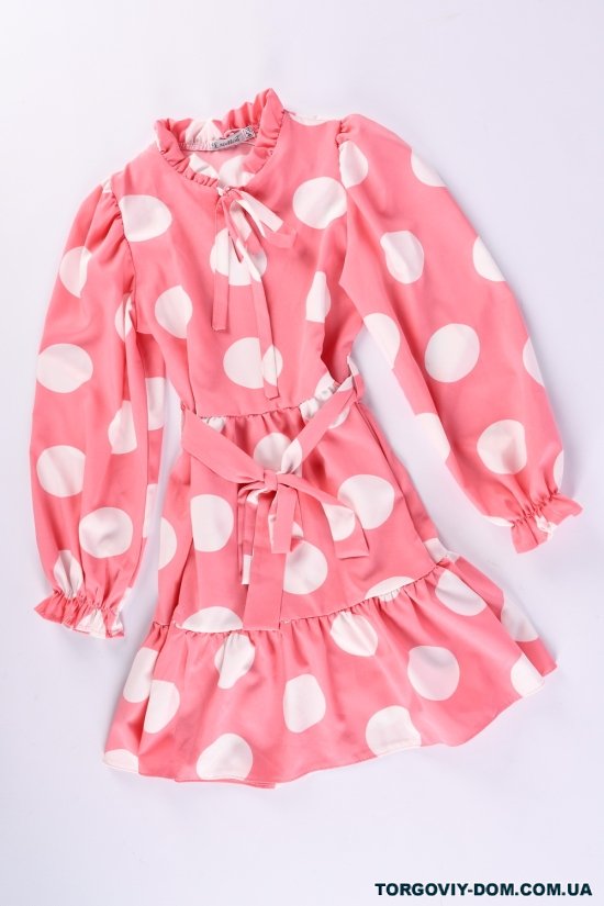 Платье для девочки (цв.розовый) Рост в наличии : 134, 140, 146, 152 арт.535