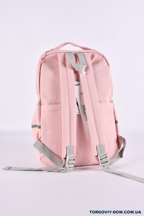 Сумка-рюкзак (ткань коттон) (цв.розовый) размер 42/28/14 см. арт.S258