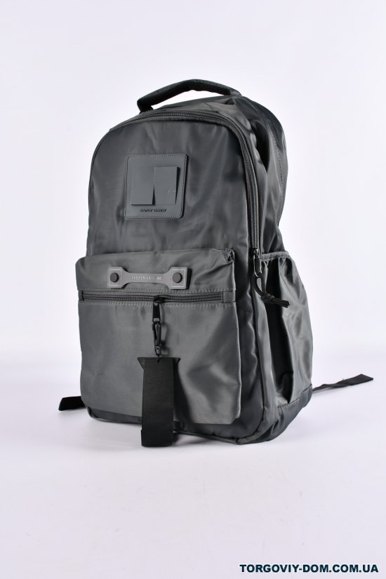 Рюкзак с плащевой ткани (цв.серый) размер 47/30/13 см. арт.S306
