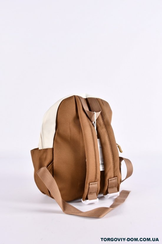 Рюкзак из плащевки (цв.коричневый) размер 28/22/9 см. арт.G3657