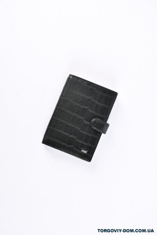 Гаманець чоловічий шкіряний (color.black) розмір 14/9,5 "ALFA RICCO" арт.AR86002/KC