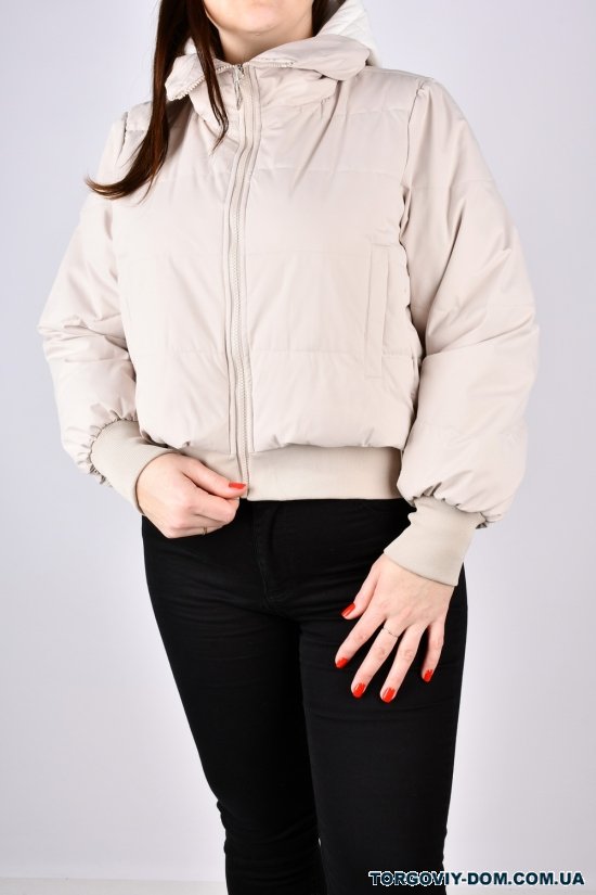 Куртка жіноча демісезонна (кол. кремовий) "UNIMOCO" Розміри в наявності : 48, 50, 52, 54 арт.6036