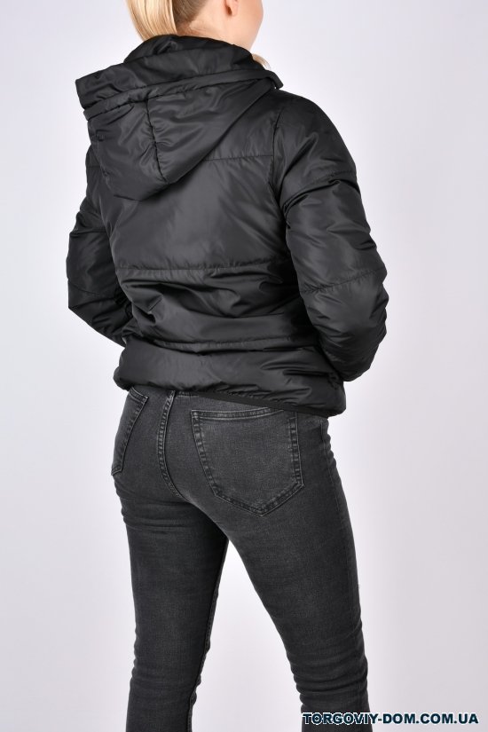 Куртка жіноча демісезонна (кол. чорний) болонева "UNIMOCO" Розміри в наявності : 42, 48 арт.979