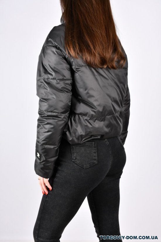 Куртка женская демисезонная (цв.чёрный) болоньевая Размер в наличии : 50 арт.8278