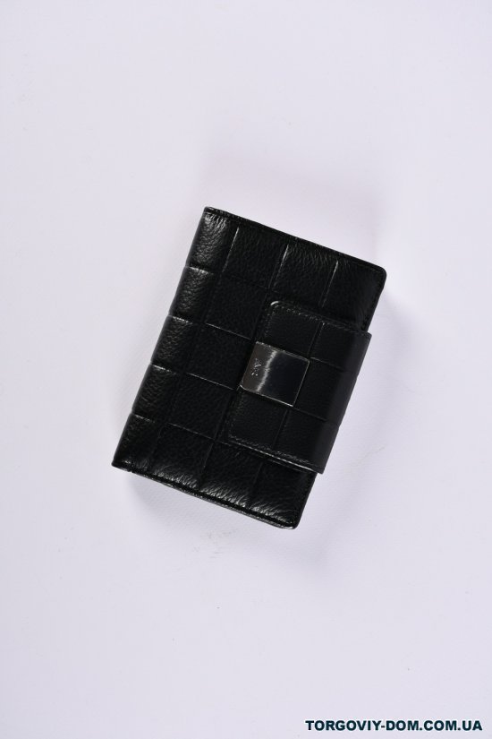 Гаманець жіночий шкіряний (color.black) розмір 14/10 см. Alfa Ricco арт.AR3292MC