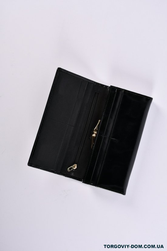 Кошелёк женский кожаный (color.black) размер 18.5/9.5 см. "Alfa Ricco" арт.AR2030/LC