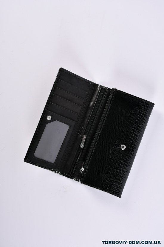 Кошелёк женский кожаный (color.black) размер 18/9.5 см. "Alfa Ricco" арт.AR9004/18TT