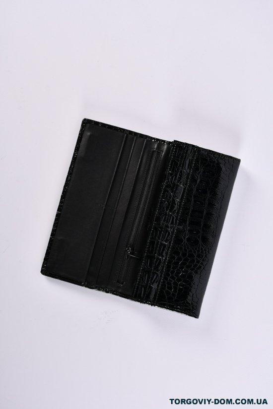 Кошелёк женский кожаный (color.black) размер 18.5/9.5 см. "Alfa Ricco" арт.AR2017/WE