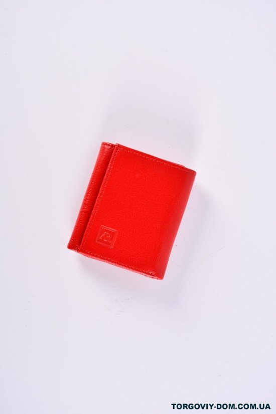 Кошелёк женский кожаный (color.red) размер 10/8.5 см." Alfa Ricco" арт.AR6129/JD