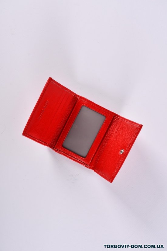 Гаманець жіночий шкіряний (color.red) розмір 10/8.5 см. "Alfa Ricco" арт.AR6129/JD