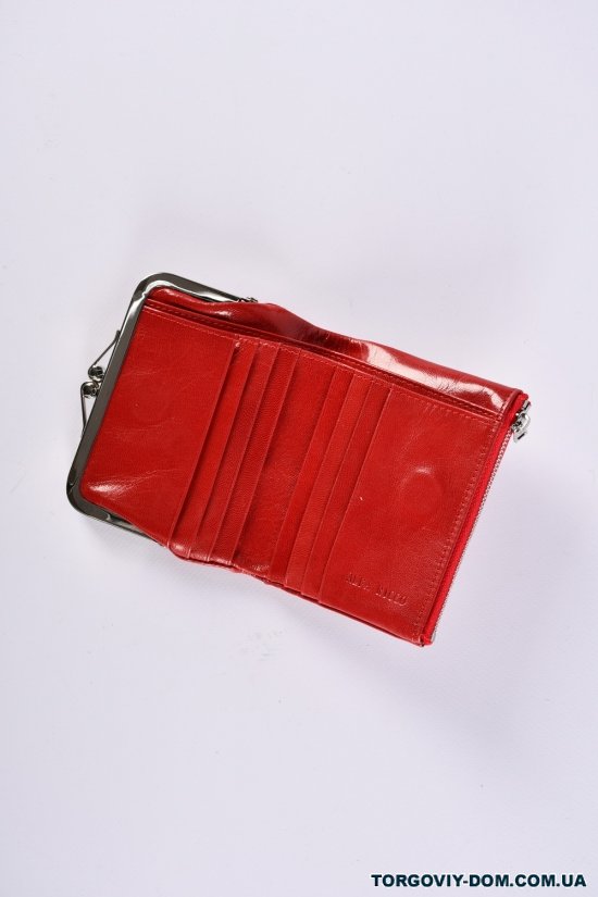 Гаманець жіночий шкіряний (color.red) розмір 12/9.5 см. "Alfa Ricco" арт.AR6159/YP