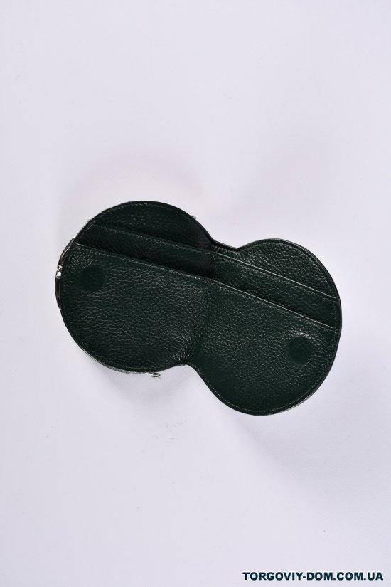 Кошелёк женский кожаный (color.green) размер 11/10 см."Alfa Ricco" арт.AR2202-8002A-10