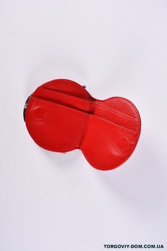 Кошелёк женский кожаный (color.red) размер 11/10 см."Alfa Ricco" арт.AR2202-8002A-1