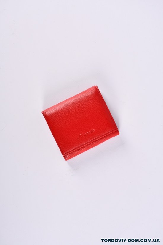 Гаманець жіночий шкіряний (color.red) розмір 10/9 см. "Alfa Ricco" арт.CL2206-037M-1