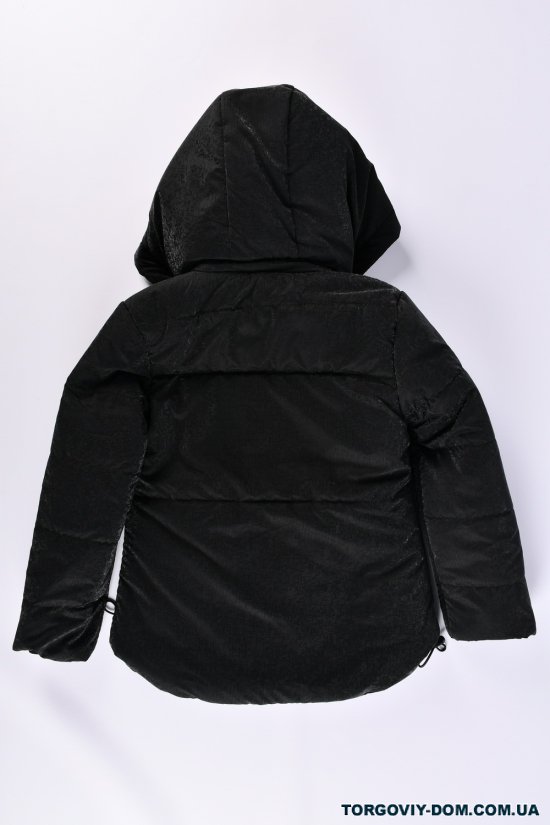 Куртка для девочки (цв.чёрный) демисезонная из водоотталкивающей ткани Рост в наличии : 116, 122, 128, 134, 140 арт.05