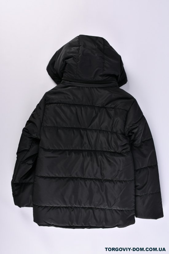 Куртка для дівчинки (кол. чорний) демісезонна з плащівки Зріст в наявності : 128, 134, 140, 146, 152 арт.05
