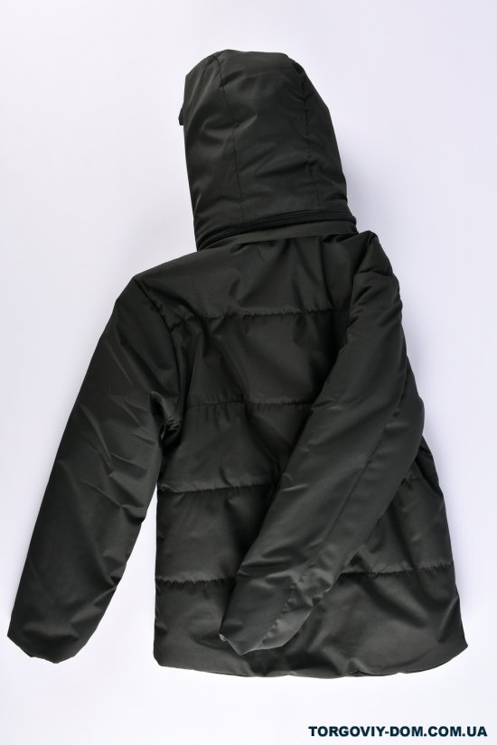 Куртка для хлопчика (кол. хакі) демісезонна з плащівки Зріст в наявності : 134, 140, 146, 152 арт.03
