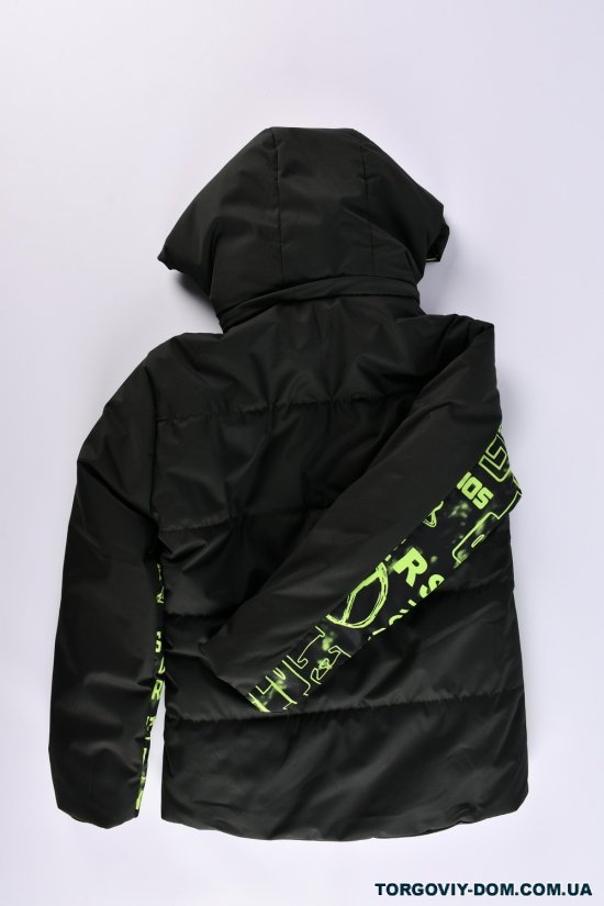 Куртка для хлопчика (кол. хакі) демісезонна з плащівки Зріст в наявності : 146, 152 арт.03