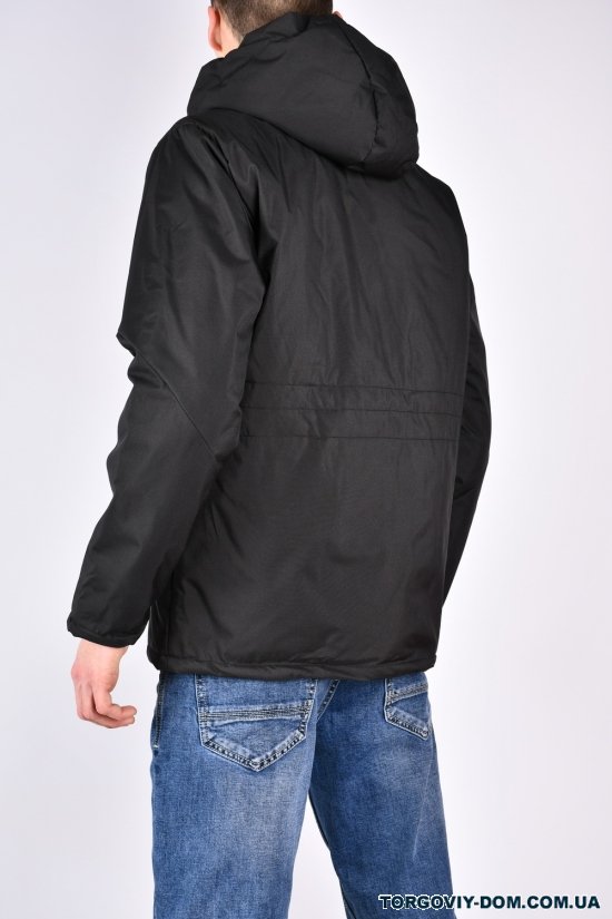 Куртка мужская демисезонная (цв.чёрный) из плащёвки Размеры в наличии : 48, 50, 52, 54, 56 арт.241