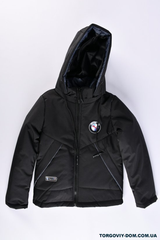 Куртка для хлопчика (кол. чорний) демісезонна з плащівки Зріст в наявності : 116, 122, 128, 134 арт.08