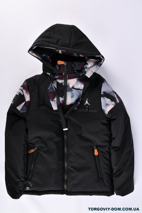 Куртка для хлопчика (кол. чорний) демісезонна з плащівки Зріст в наявності : 152, 158, 164, 170, 176 арт.03