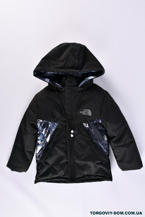Куртка для мальчика (цв.черный/синий) демисезонная из плащёвки Рост в наличии : 104, 110, 116, 122, 128 арт.04