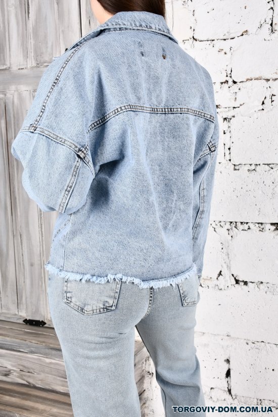 Жіночий піджак джинсовий "OREO" Розміри в наявності : 44, 48 арт.5175