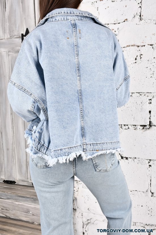 Жіночий піджак джинсовий "OREO" Розмір в наявності : 48 арт.5115