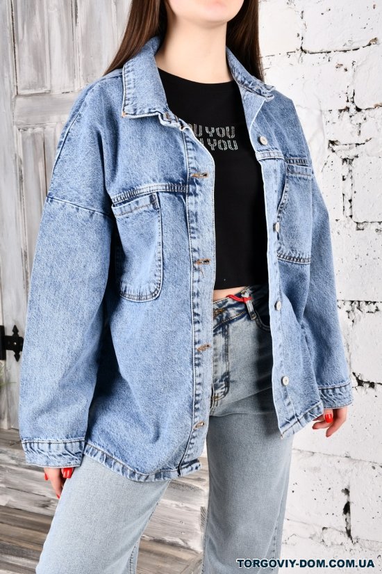 Жіночий піджак джинсовий "OREO" Розміри в наявності : 40, 42, 44 арт.5639