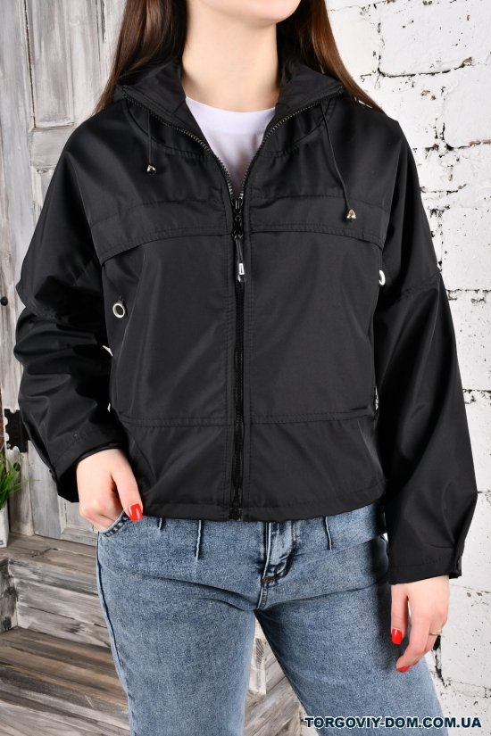 Куртка женская (цв.черный) демисезонная из плащевки "Asist" Размеры в наличии : 42, 44 арт.10012