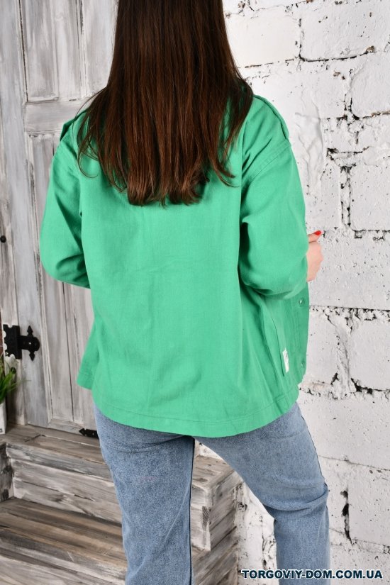 Рубашка женская котоновая (цв.зеленый) "Asist" Размеры в наличии : 42, 44, 46 арт.3928