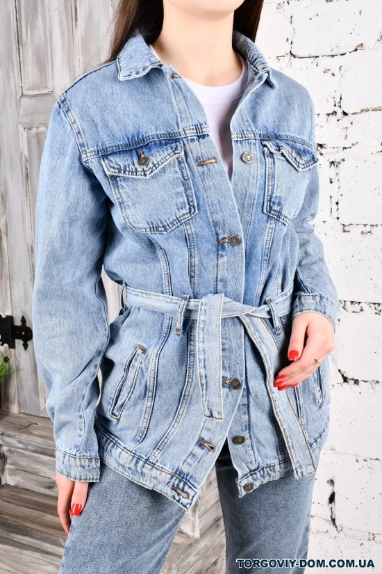 Пиджак женский джинсовый "WOWX MODA" Размеры в наличии : 42, 46 арт.0478