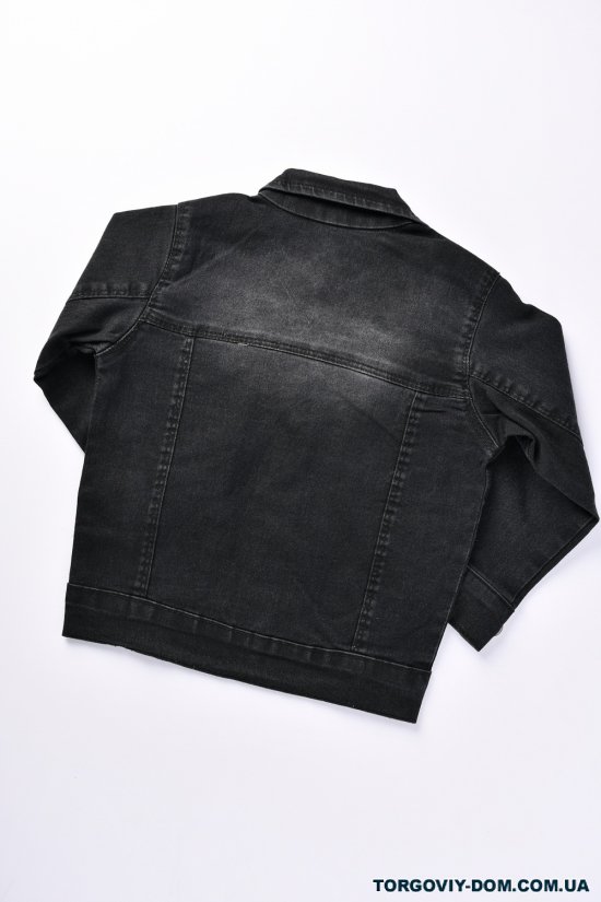 Пиджак для мальчика (цв.чёрный) стрейчевый "Wiva life" Рост в наличии : 128, 134, 140, 146, 152 арт.1511-2