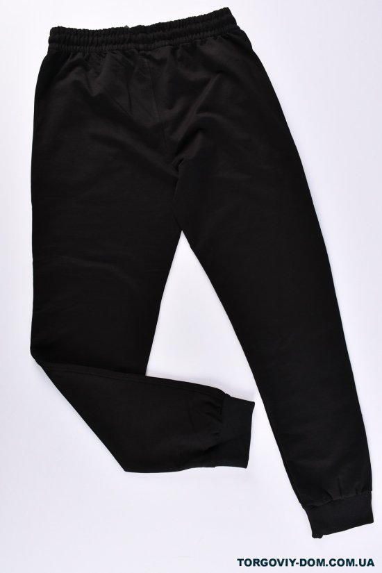 Штани для хлопчика (кол. чорний) трикотажні "DOFFBI" Зріст в наявності : 170, 176 арт.8443-4