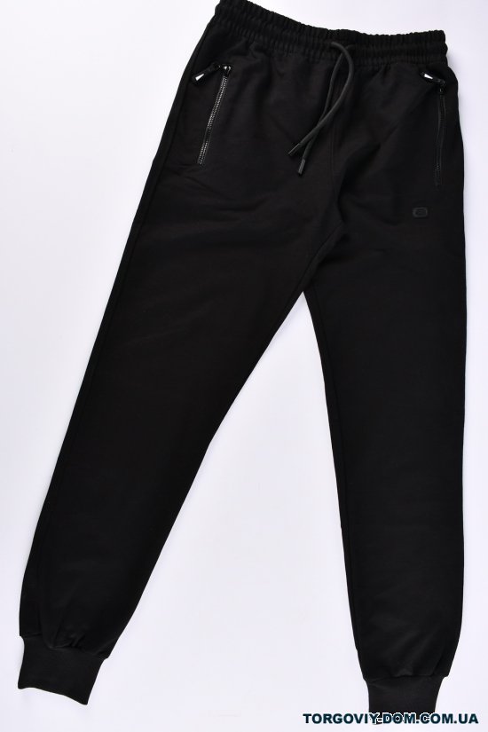 Штани для хлопчика (кол. чорний) трикотажні "DOFFBI" Зріст в наявності : 170, 176 арт.8397-4