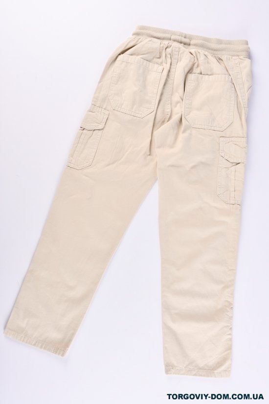 Штани для хлопчика (кол. кремовий) "DOFFBI" склад 100% Cotton Зріст в наявності : 134, 140, 146 арт.8465-3