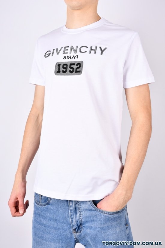 Футболка чоловіча (кол. білий) трикотажна "Givenchy" Розміри в наявності : 48, 54 арт.5025