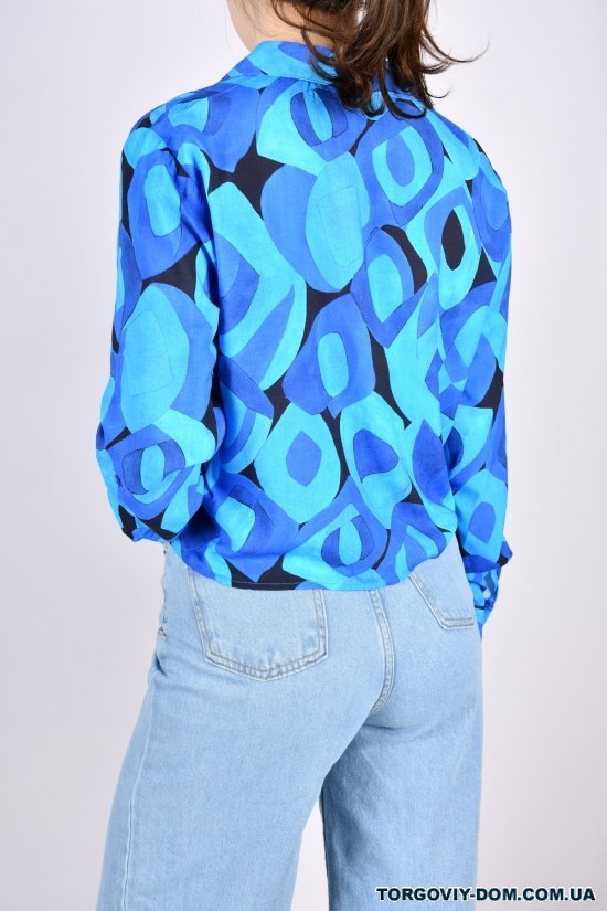 Рубашка женская (цв.голубой) "ENISSE" (состав 100% Viscose) Размеры в наличии : 42, 44, 46, 48, 50 арт.752505