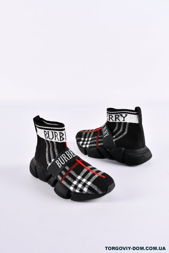 Кросівки для дівчинки (кол. чорний) "Burberry" Розміри в наявності : 31, 32, 33, 34, 35 арт.752800