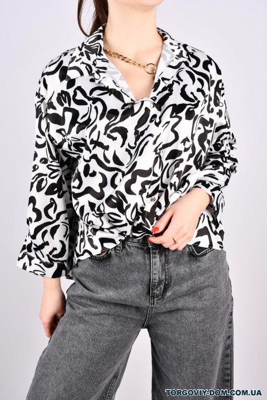Блузка жіноча (кол. білий) "ESAY" Розміри в наявності : 40, 42 арт.9526E